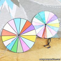 How to Make a Paper Spinner - Easy Peasy and Fun