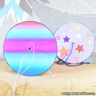 How to Make a Paper Spinner - Easy Peasy and Fun