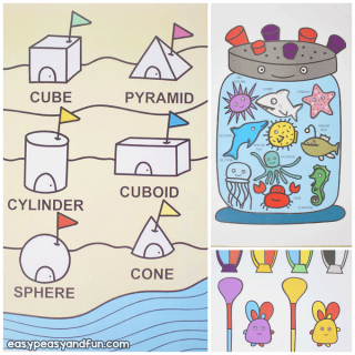 Printable Colorful Summer Activity Book for Kids