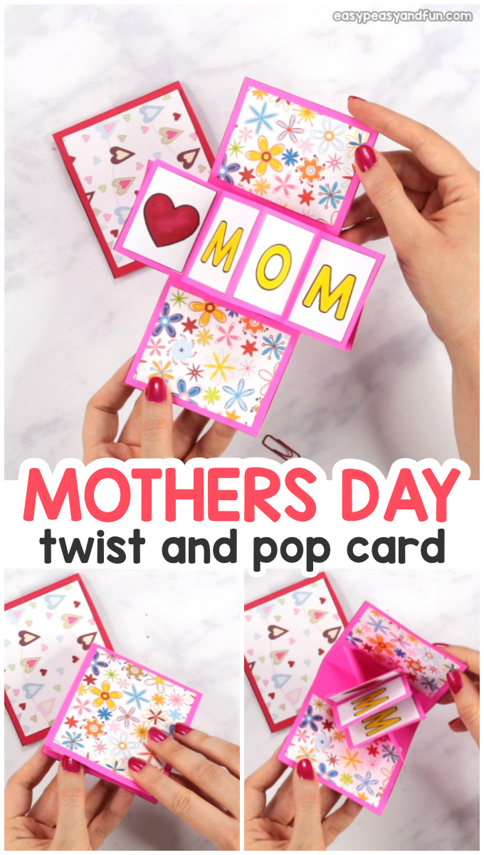 Twist and Pop Mothers Day Card for Kids