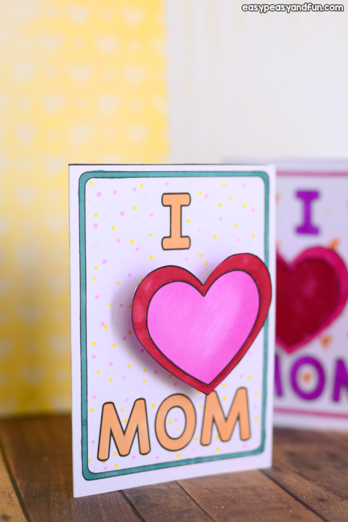 Simple Mothers Day Card Idea