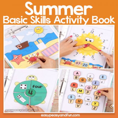 Printable Summer Quiet Book - Easy Peasy and Fun