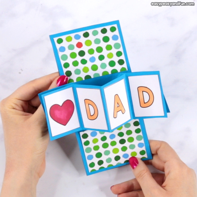 fathers day Twist and Pop card