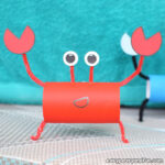 Crab Toilet Paper Roll Craft for Kids to Make