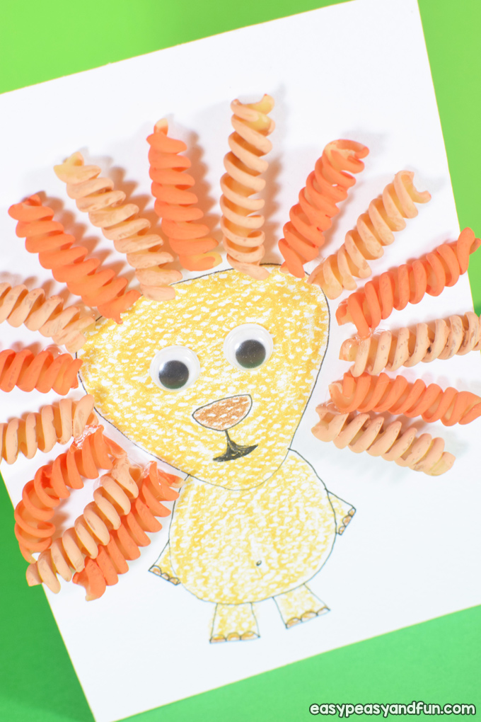 Easy Pasta Crafts Ideas for Kids to Make