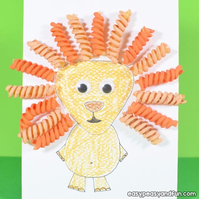 Easy Pasta Crafts Ideas for Kids