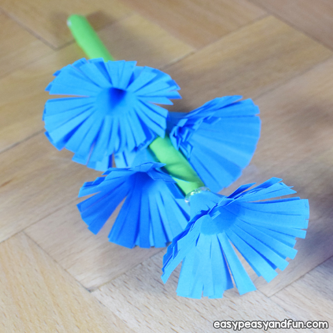How to Make Easy Paper Flowers for Kids