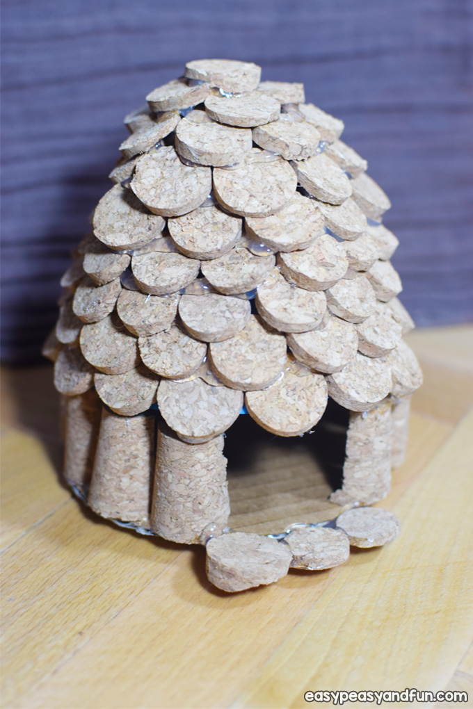 How to make a cork fairy house for kids