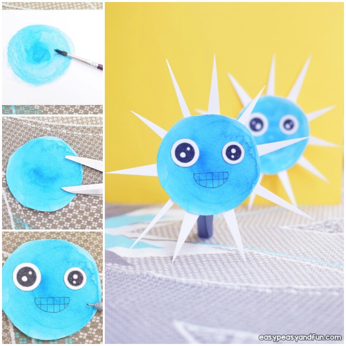 Sea Urchin Summer Craft Idea