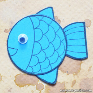 Simple Paper Fish for Kids