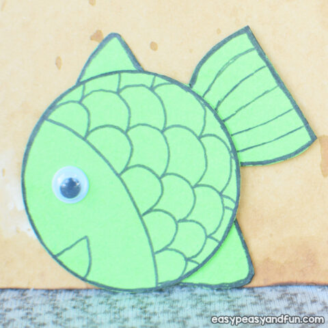 Simple Paper Fish Craft - Easy Peasy and Fun