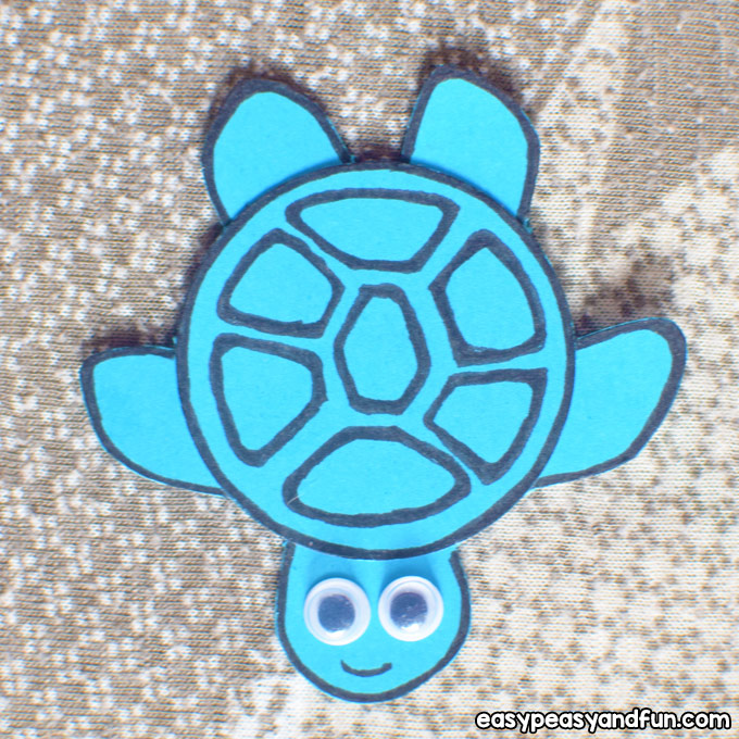 Simple Paper Turtles Craft for Kids