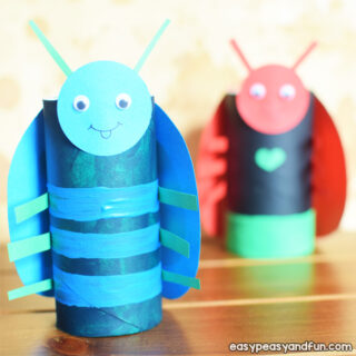Toilet Paper Roll Bugs Craft for Kids