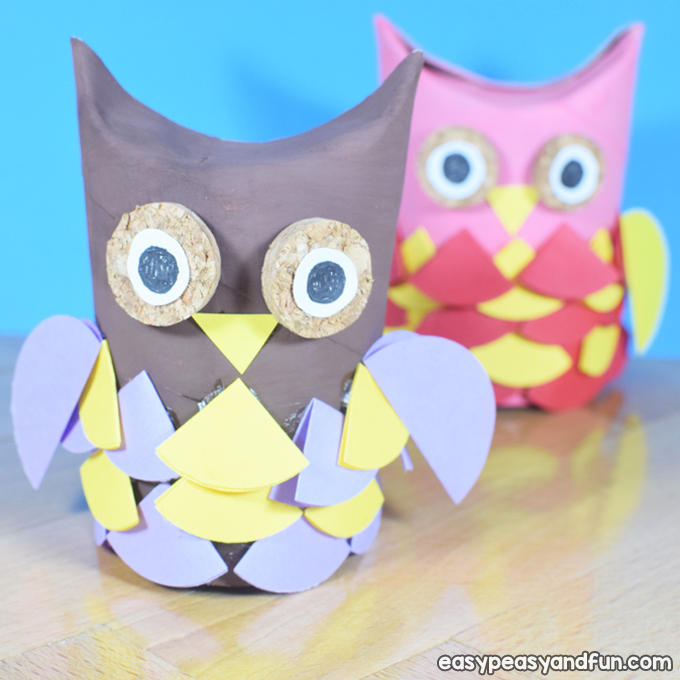 Toilet Paper Roll Owl for Children