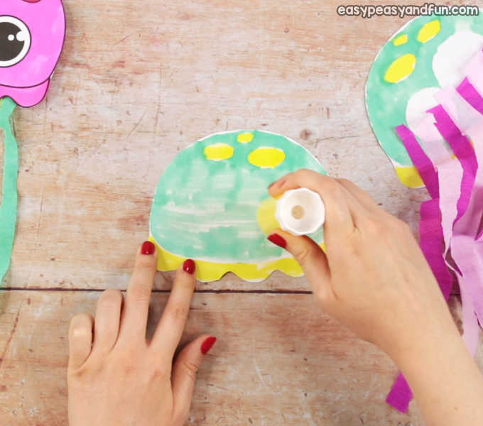 how to make a paper jellyfish