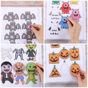 Printable Halloween Quiet Book