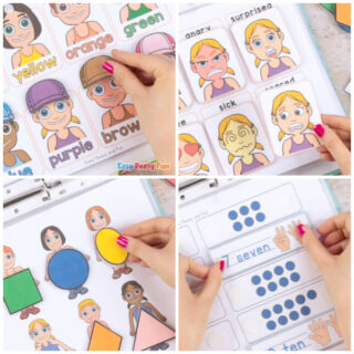 Printable People Quiet Book - Activity Book