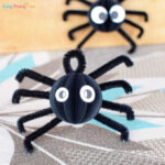 Spider Pipe Cleaner Craft for Kids