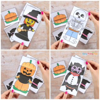 Surprise Halloween Cards Craft With Printable Templates