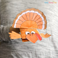 Turkey Puppet Printable Template - Easy Peasy and Fun