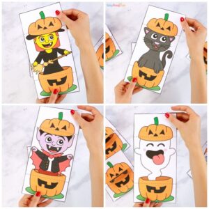 Surprise Pumpkin Halloween Cards Printables