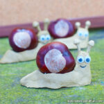 Chestnut Snail Craft for Kids
