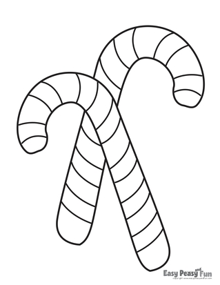 Candy Cane coloring pages
