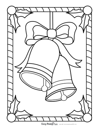 Christmas Bell coloring pages