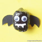 Bat Painted Rocks - Easy Peasy and Fun