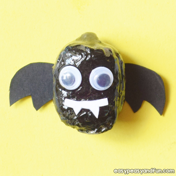 Painted bat crafts for kids