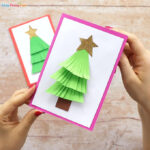 Paper Christmas Tree Card