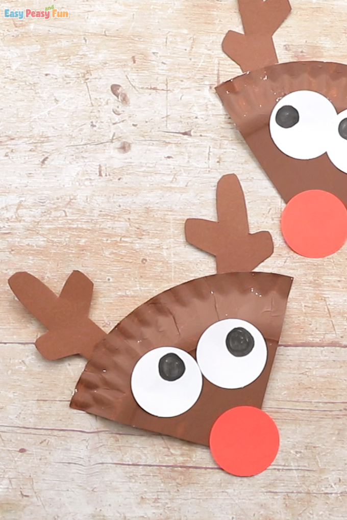 Paper Plate Reindeer Craft