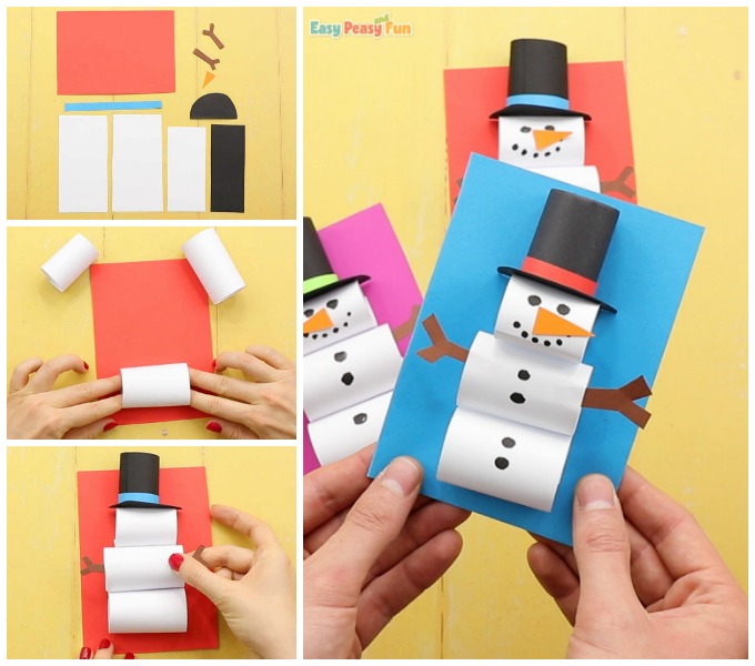 Paper Snowman Craft