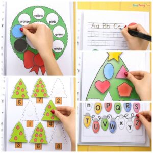 Printable Christmas Quiet Book