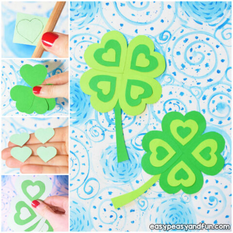 Four Leaf Clover Craft - Easy Peasy and Fun