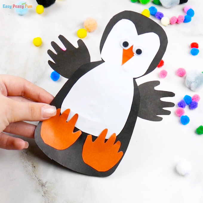Simple Paper Penguin Craft