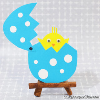 Easter Hatching Chick Paper Craft for Kids to Make