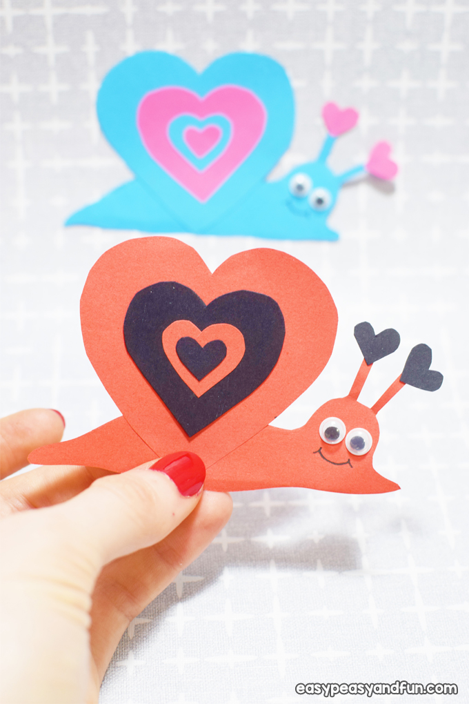 Snail Valentines Day Craft for Kids