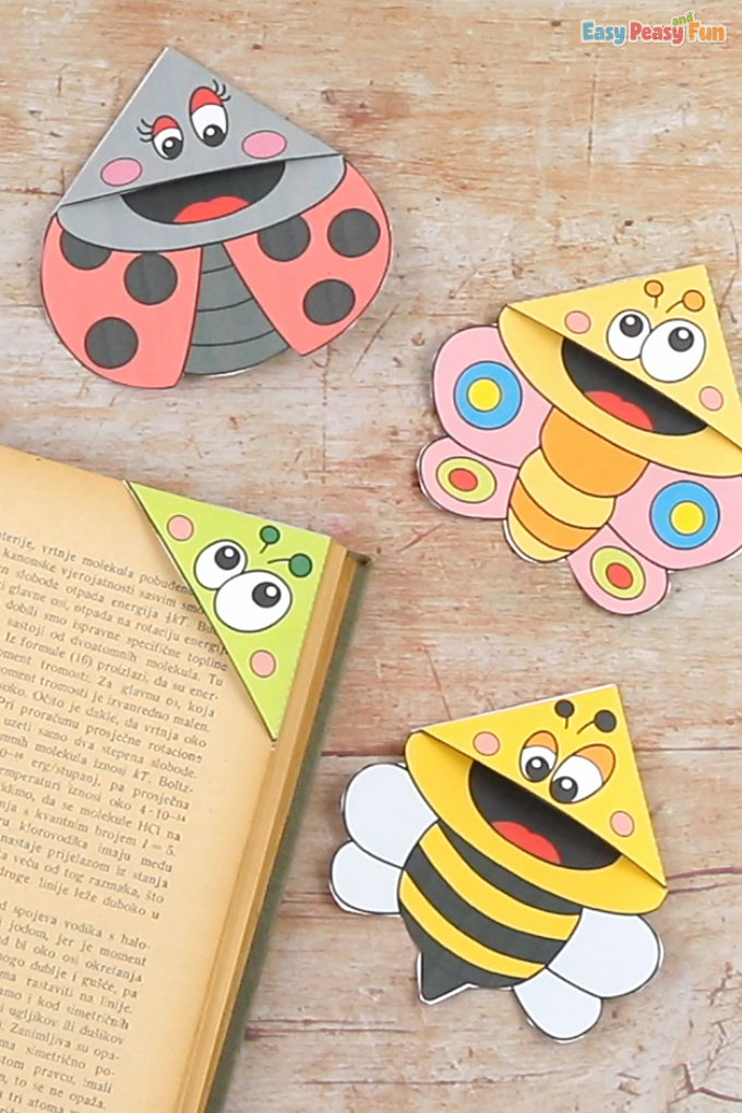 Bugs Corner Bookmarks with Template
