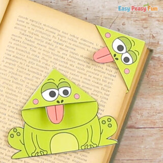 Frog Corner Bookmark