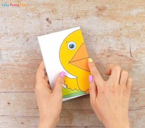 Chick Pop Up Card Template - Easy Peasy and Fun
