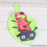Swirly Paper Ladybug Craft for Kids to Make