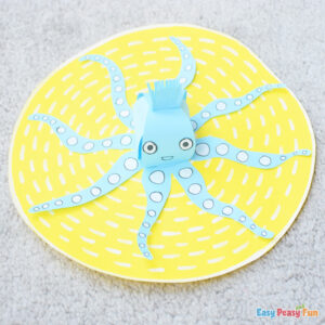 DIY 3D Paper Octopus Craft