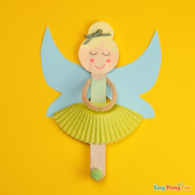 DIY Cupcake Liner Fairy Craft
