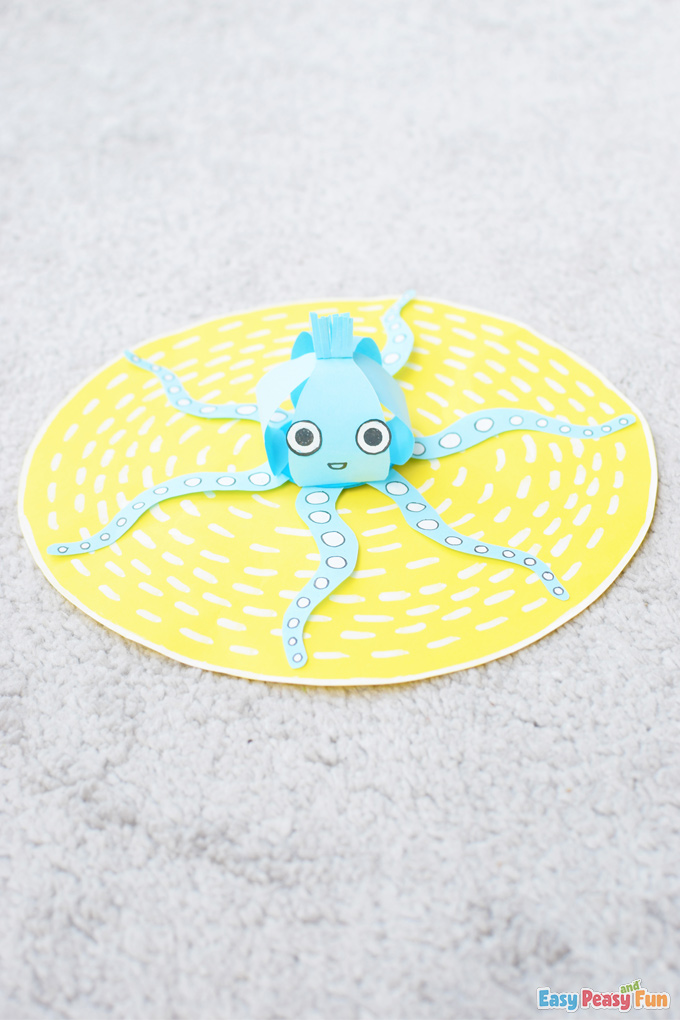 do-it-yourself paper octopus crafts