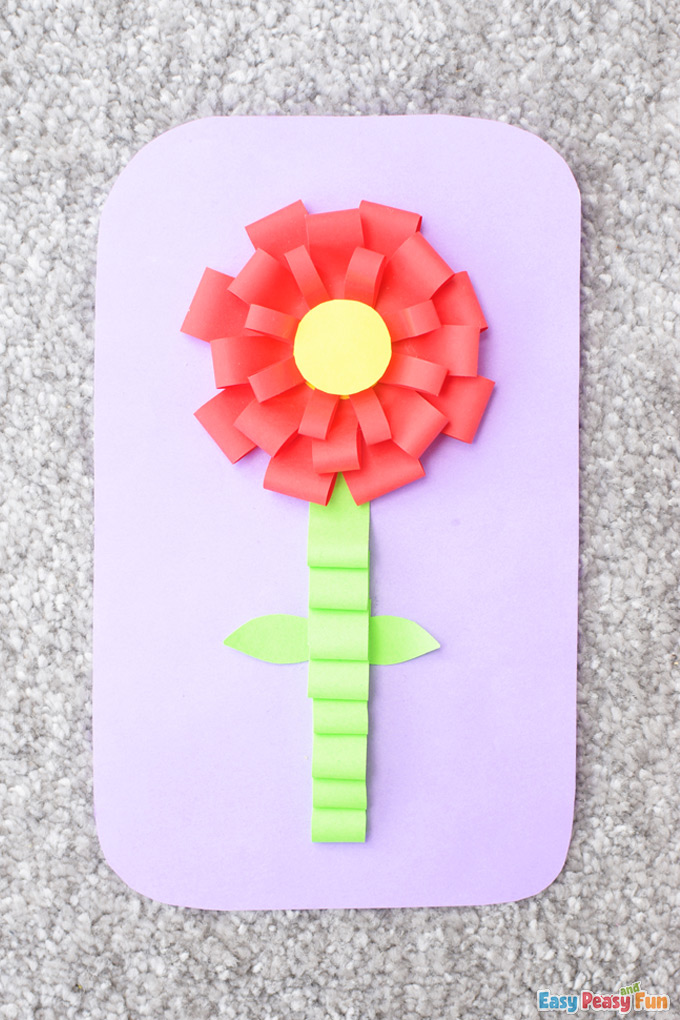 Mothers Day Spring Flower Card