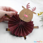 Paper Rosette Reindeer Craft