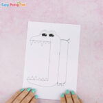Surprise Big Mouth Crocodile Printable - Easy Peasy and Fun