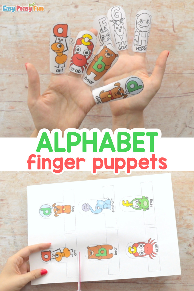 Alphabet Finger Puppets