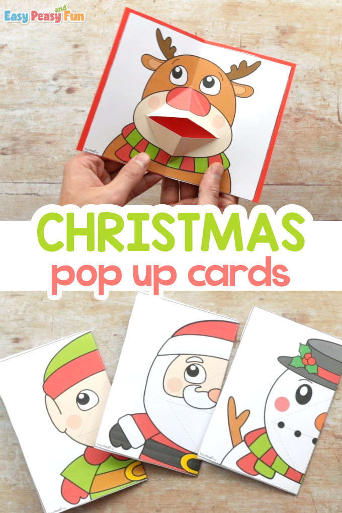Christmas Pop Up Cards Templates